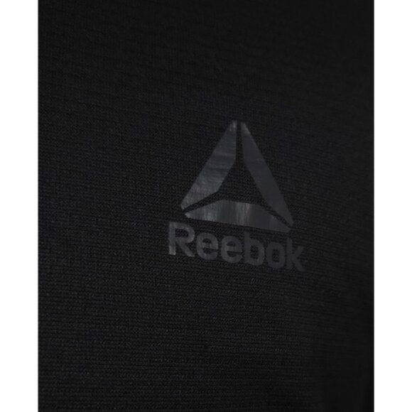 Reebok Mens Medium Dark Blue Perforated Short Sleeve Logo Golf Polo Shirt - Picture 5 of 12